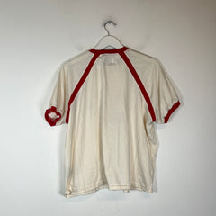 Rhude Red/Cream Ciclismo Raglan Tee Size L