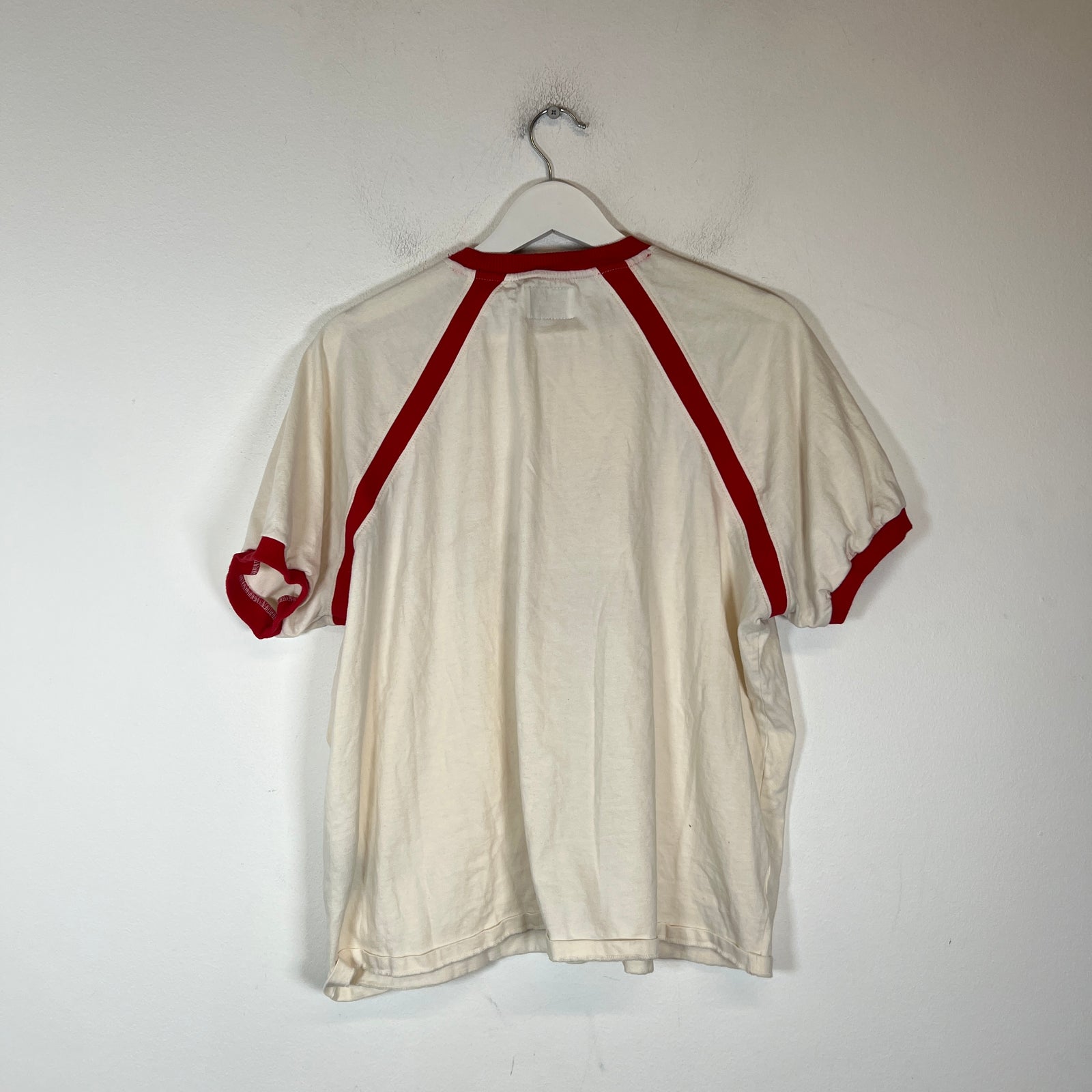 Rhude Red/Cream Ciclismo Raglan Tee Size L