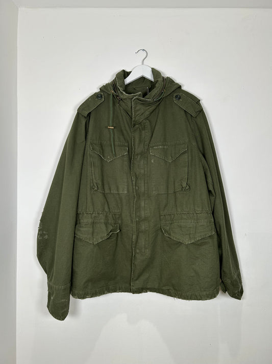 Balenciaga Green Parka Size 3