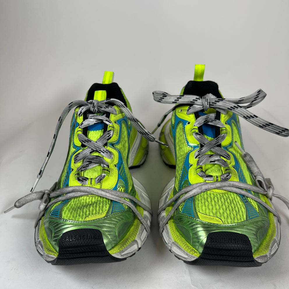 Balenciaga Fluorescent Yellow/Blue 3XL Sneaker Size 42