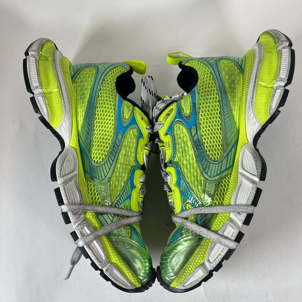 Balenciaga Fluorescent Yellow/Blue 3XL Sneaker Size 42