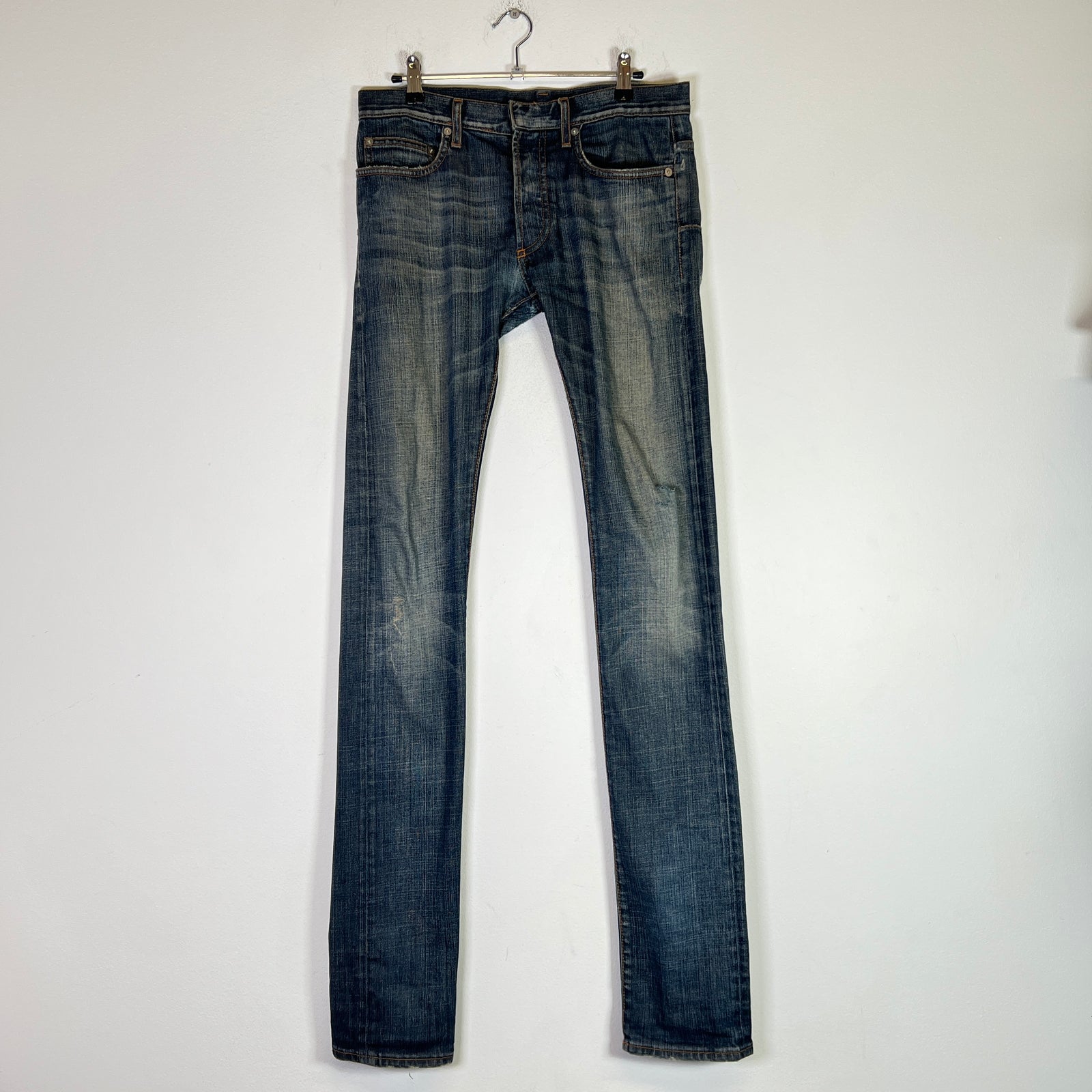 Dior Homme Dark Blue Wash Jake Denim Jeans Size 27