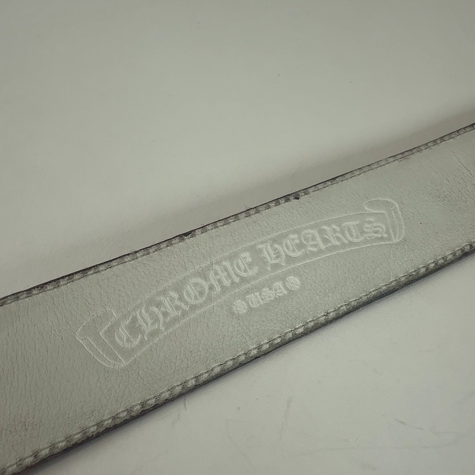 Chrome Hearts 'CH' Buckle with Pink Belt Strap