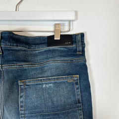 Amiri Blue Plaid Thrasher Jeans Size 38