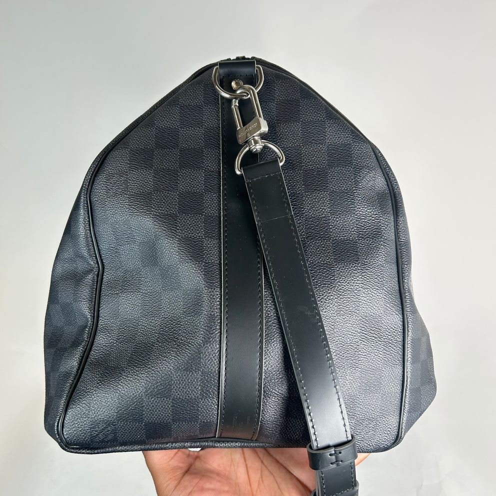Louis Vuitton Damier Graphite Canvas Keepall Bandouliere 50