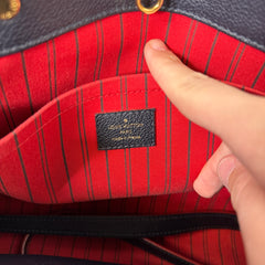 Louis Vuitton Navy Montaigne GM Monogram Empreinte