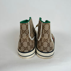 Gucci Beige Tennis 1977 High Top Sneaker Size 9
