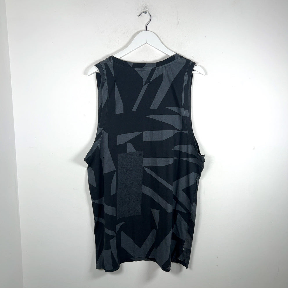 Helmut Lang Geometric Pattern Tank Top