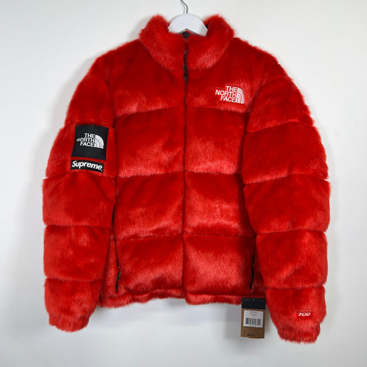Supreme Fux Fur Red Jacket Size L