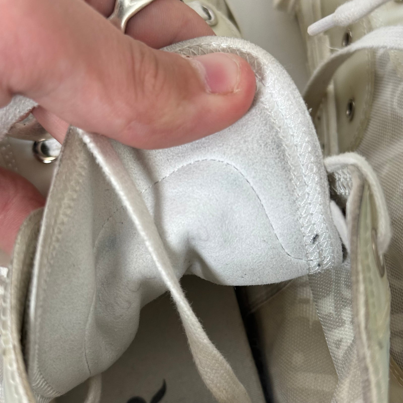 Dior B23 White High Tops Size 40