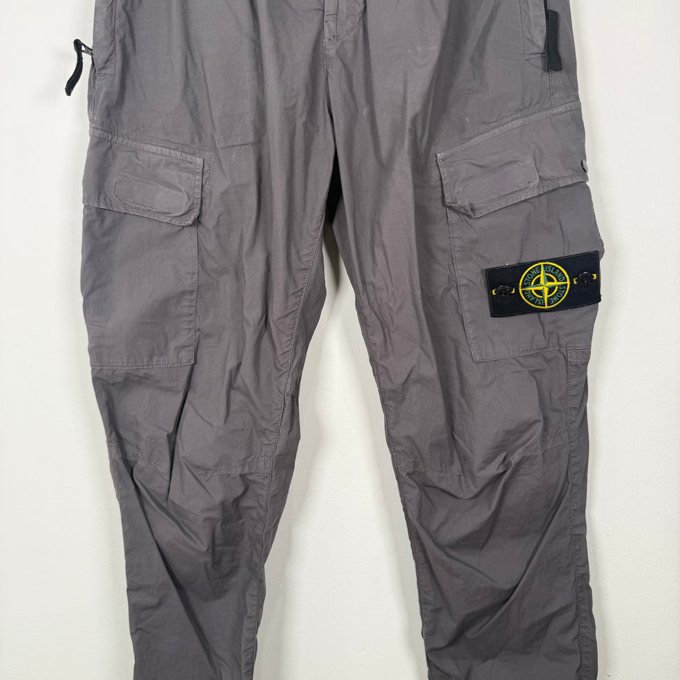 Stone Island Grey Cargo Pants Size 30