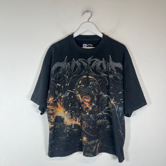 Godspeed Black Wash Steel Sharpens T-Shirt Size M