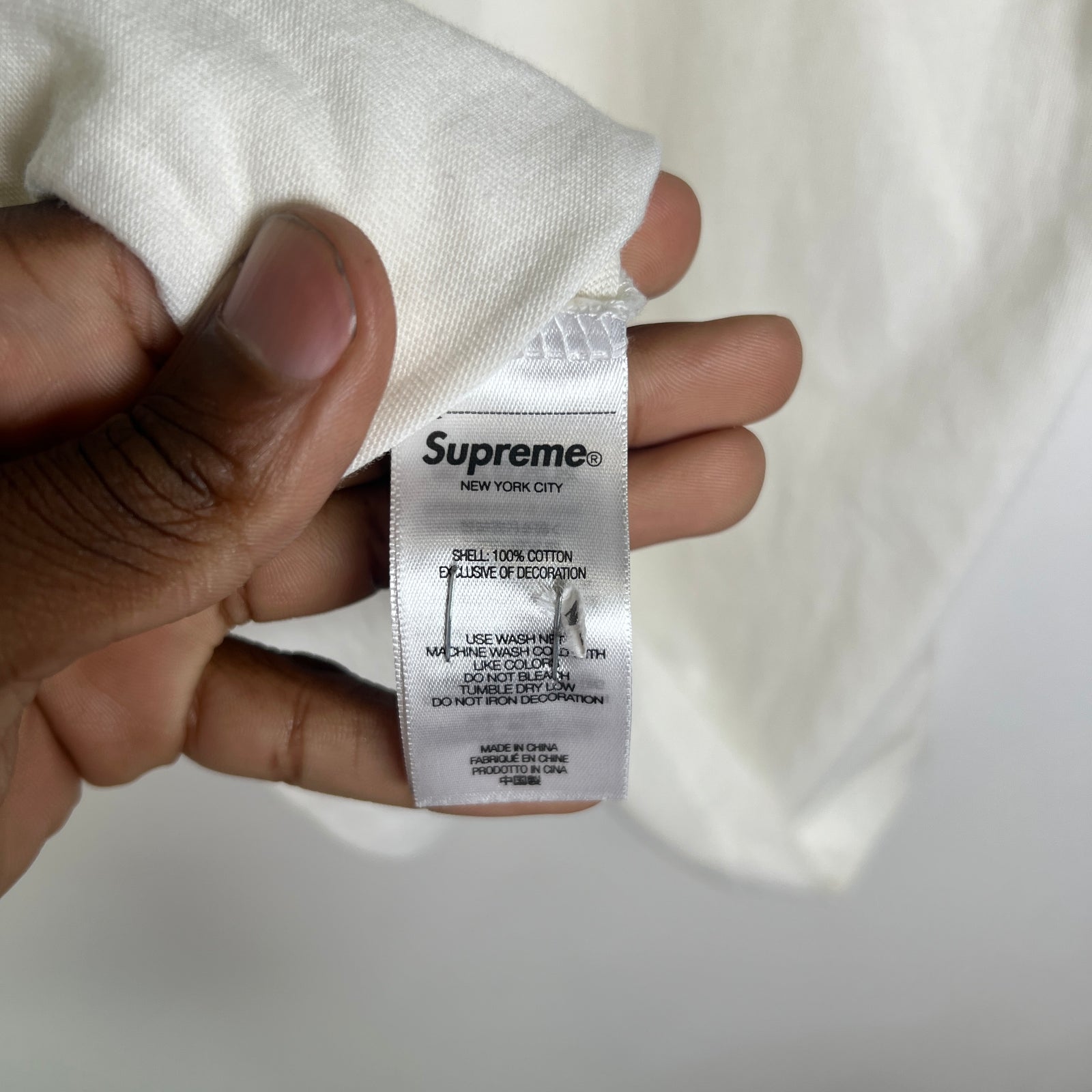 Supreme Cracked Back Arc Logo T-Shirt