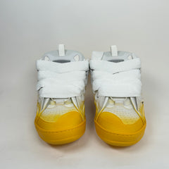 Lanvin Yellow Spray Paint Curb Sneaker Size 46