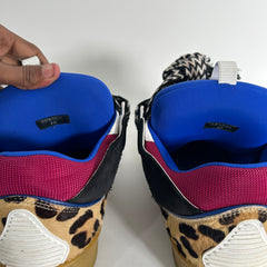 Lanvin Curb Leopard Sneakers Size 13