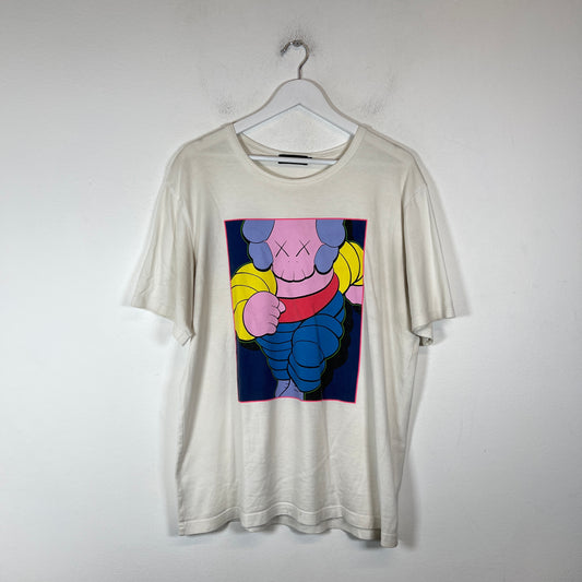 Original Fake x Kaws Michellin Man T-Shirt Size 4