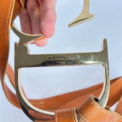 Christian Dior SS00 Gold 'CD' Jumbo Belt Size S