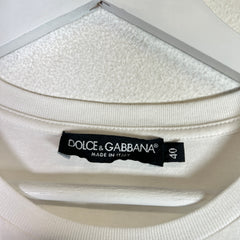 Dolce & Gabbana Flock Logo T-Shirt