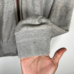 Moncler Grey Maglia Zip Up Hoodie