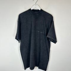 Balenciaga Black Strike-Through Logo T-Shirt Size 1