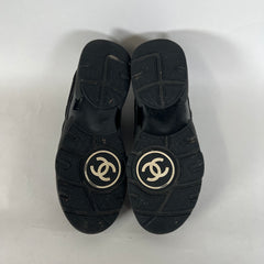 Chanel Black Tennis Trainer Size 44