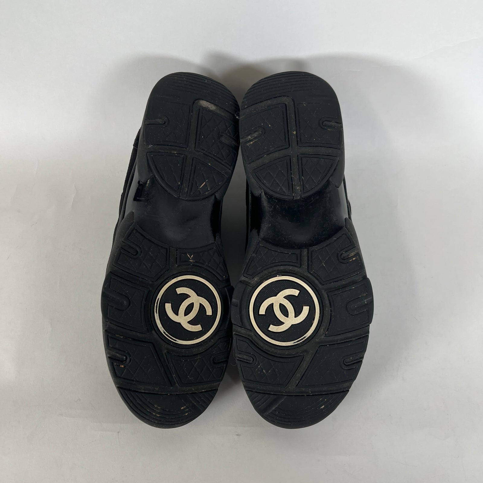 Chanel Black Tennis Trainer Size 44