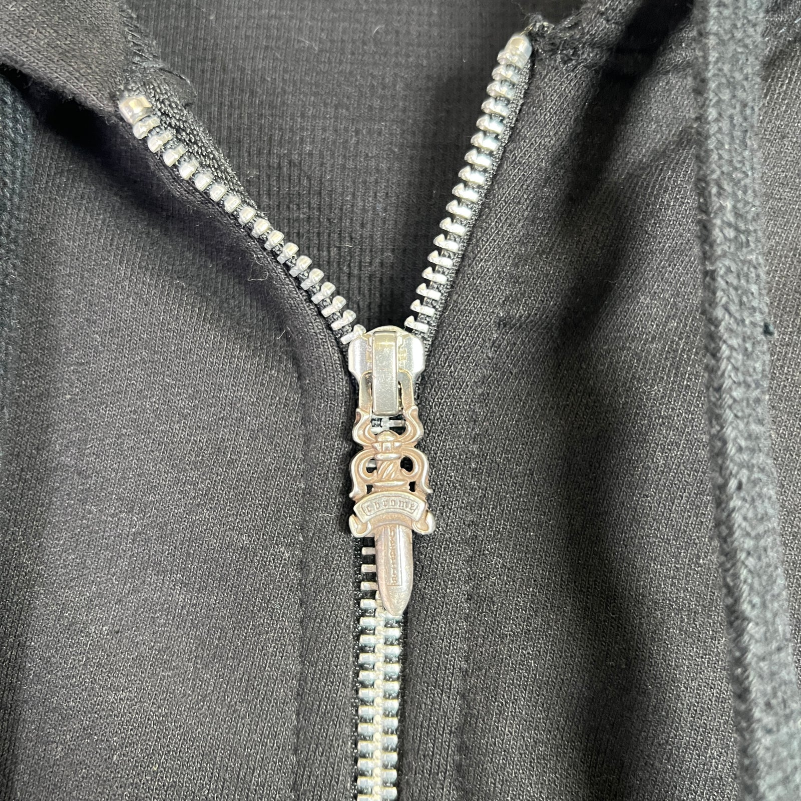 Chrome Hearts USA Dagger Thermal Zip-Up Hoodie