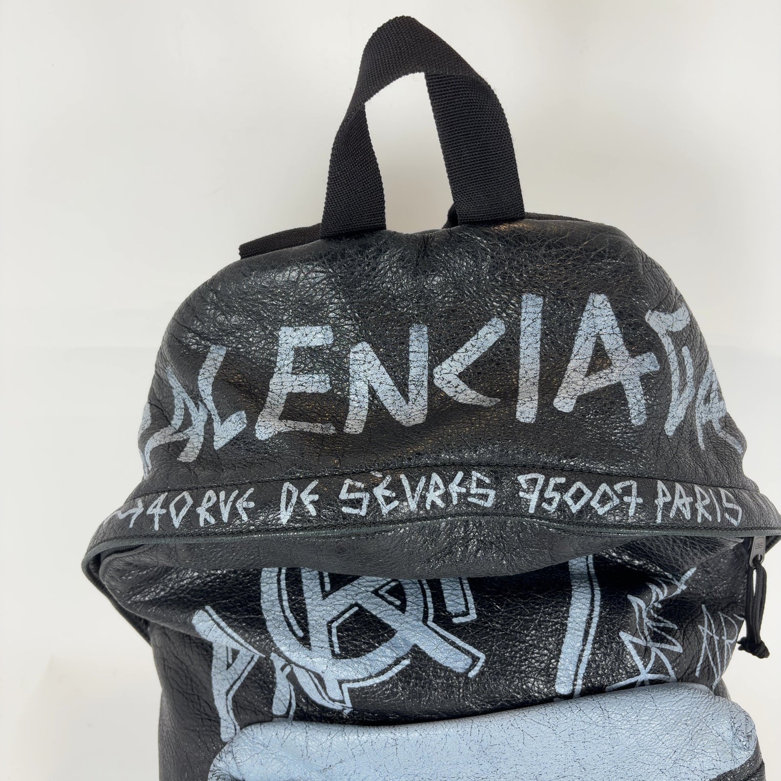 Balenciaga Graffiti Leather Explorer Backpack