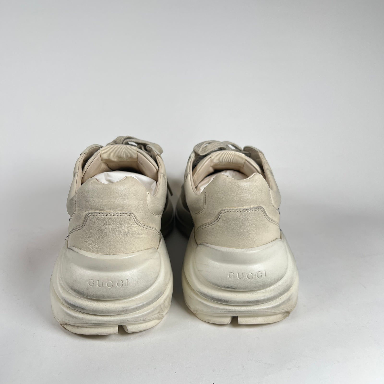 Gucci Rhyton Mouth Print Leather Sneaker Size 12