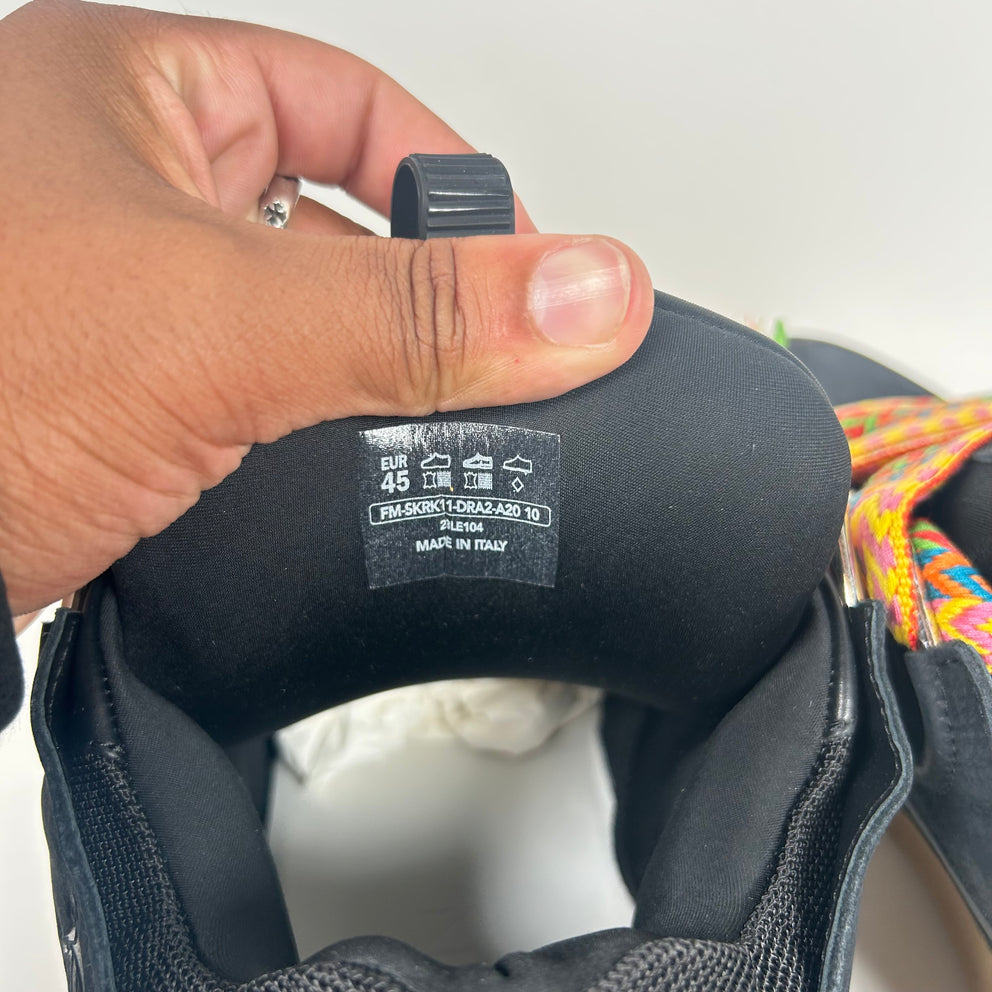 Lanvin Black Curb Sneaker Size 45