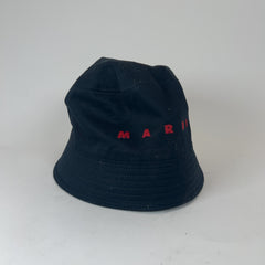 Marni Stitched Logo Bucket Hat