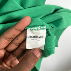 Jacquemus Green Cursive Logo T-Shirt Size M