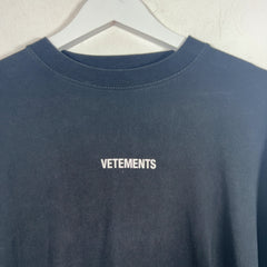 Vetements Thermal Label Logo T-Shirt