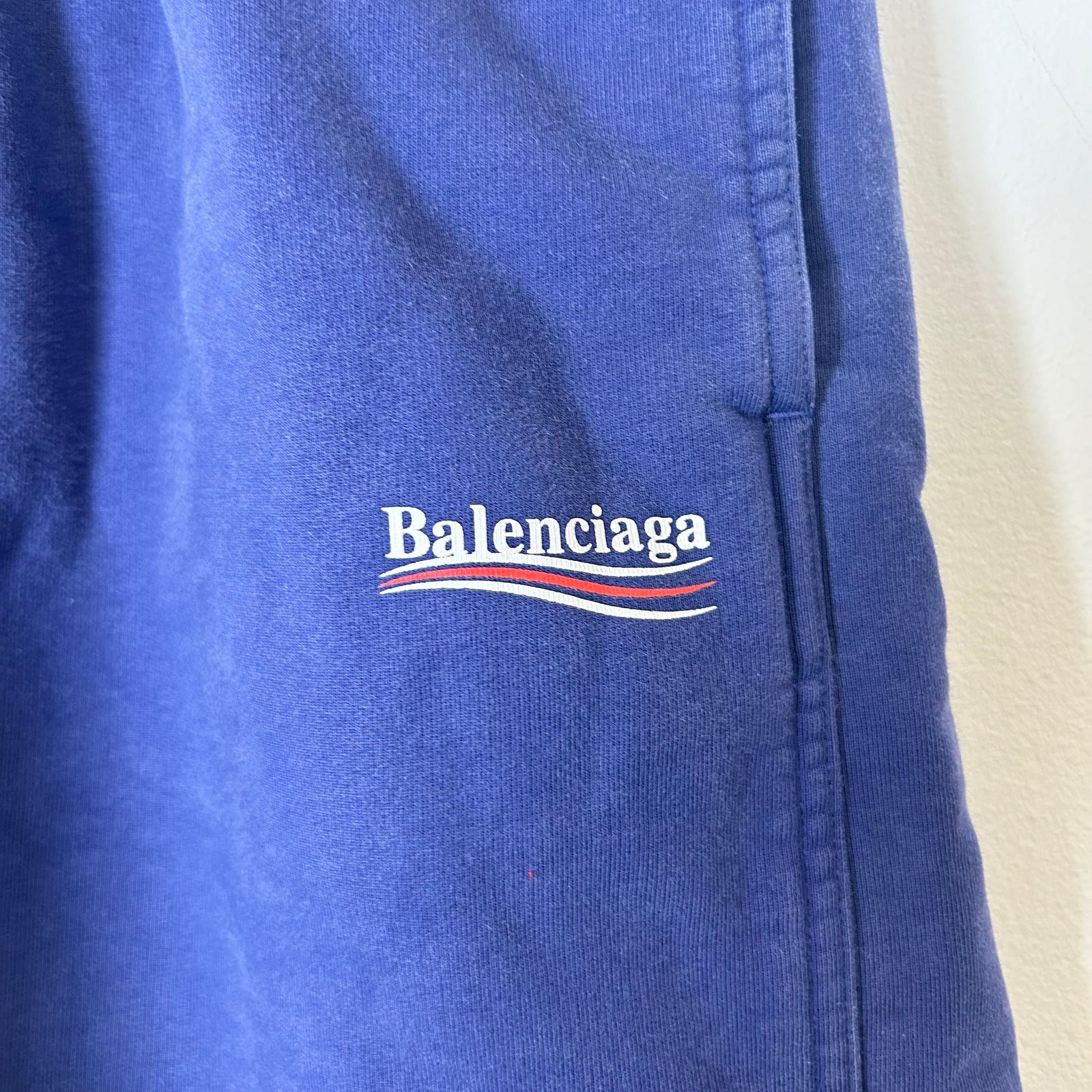 Balenciaga Blue Campaign Shorts Size M