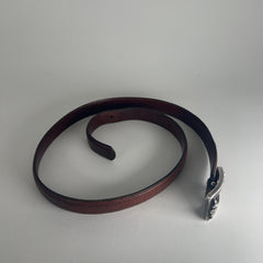 Chrome Hearts 1" Floral Square Belt