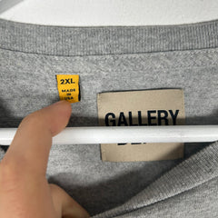 Gallery Dept. Grey Logo Long-Sleeve Size XXL