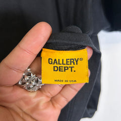Gallery Dept Black/White Souvenir Logo T-Shirt Size M