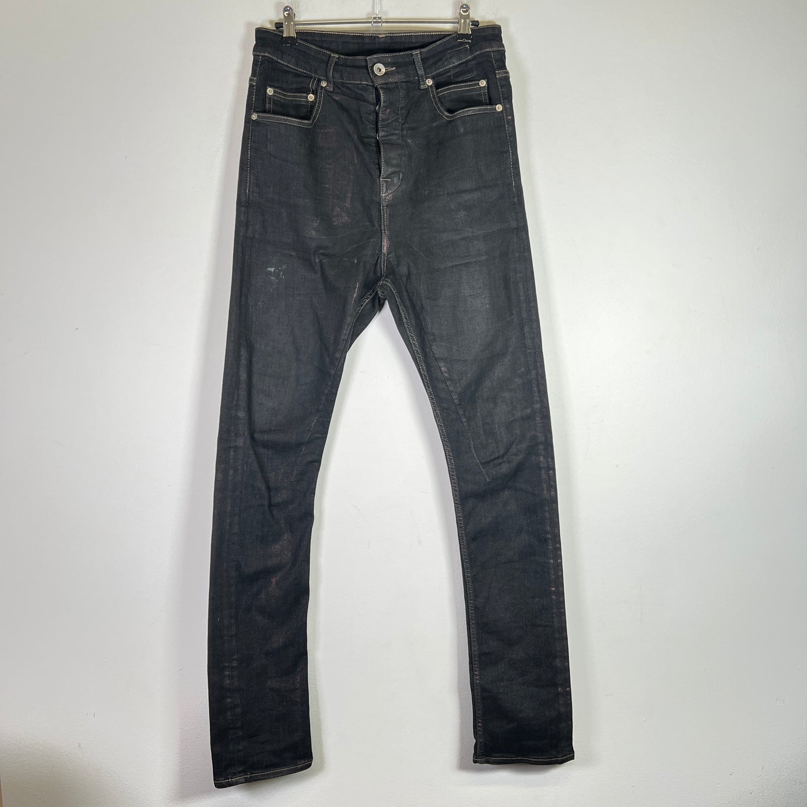 Rick Owens DRKSHDW FW20 Bruise Detroit Cut Denim Jeans
