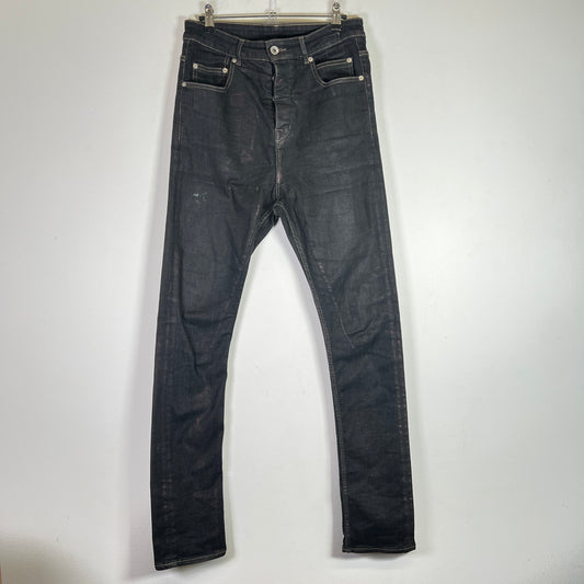 Rick Owens DRKSHDW FW20 Bruise Detroit Cut Denim Jeans