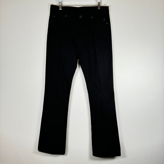 Rick Owens Black SS24 Lido Flared Jeans Size 34