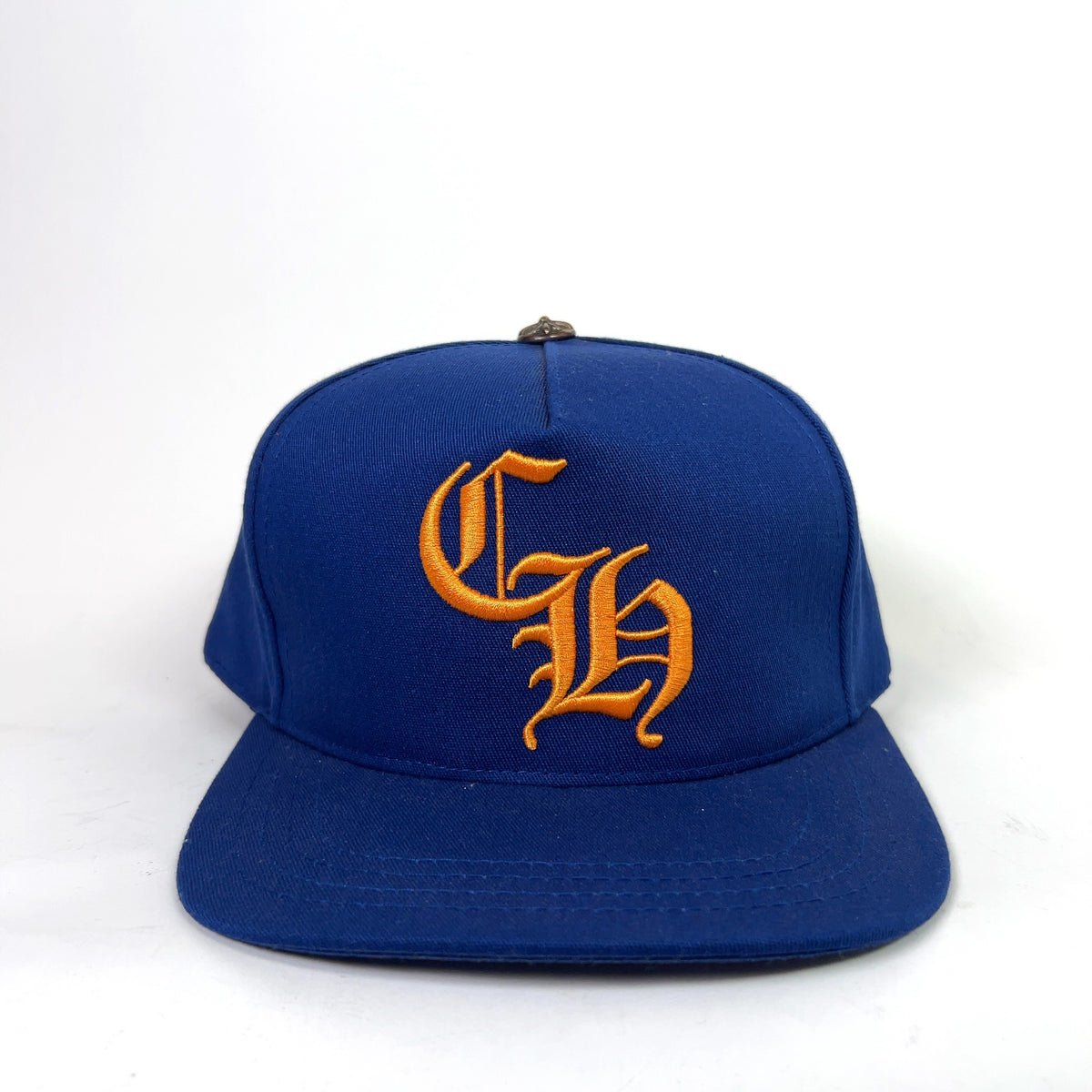 Chrome Hearts Blue/Gold CH Baseball Hat