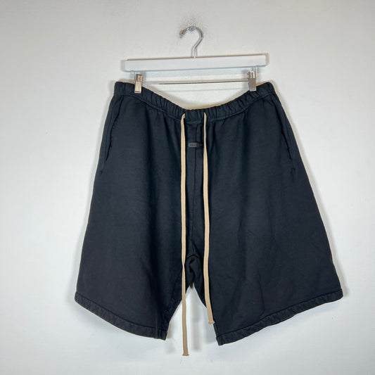 Fear of God Black Sweat Shorts Size XXL