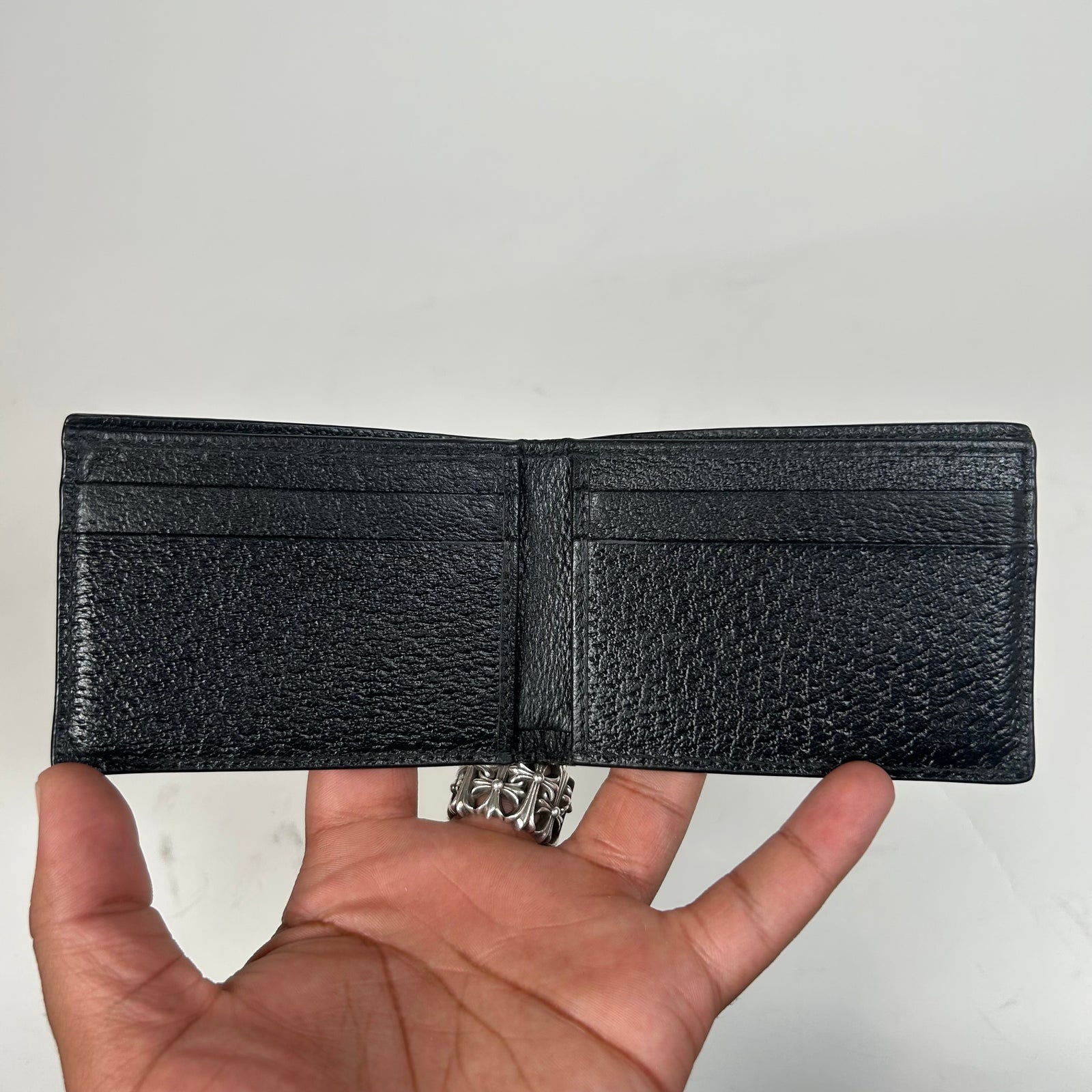 Gucci Black GG Marmont Leather Wallet