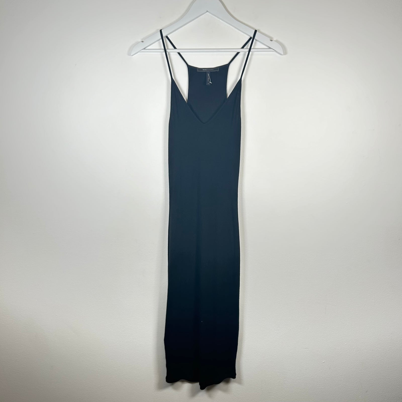 BCBG Max Azria Black Slip Dress Size XS