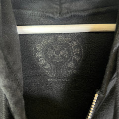 Chrome Hearts Floral Horseshoe Zip-Up Hoodie