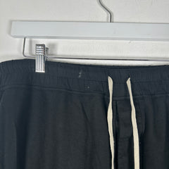 Rick Owens DRKSHDW Black Thin Drop Crotch Sweats Size XXL