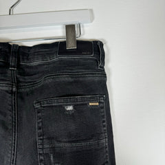 Amiri Black Distressed Skinny Jeans Size 32