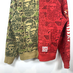 Bape XXV 'Cities' Split Camouflauge Hoodie