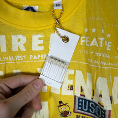 Better With Age Yellow Print Tshirt Size M