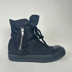 Rick Owens Black Cargo Ramones Size 10